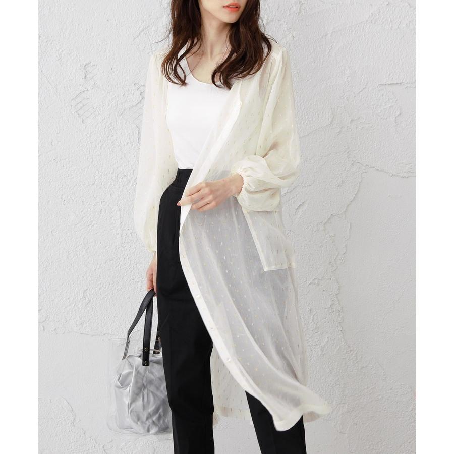 ワンピース シフォンラメカットドビー織カーデワンピース レディース ロングカーディガン ロングカーデ Donoban Dsw W3461 Op メンズファッション Stylise 通販 Yahoo ショッピング