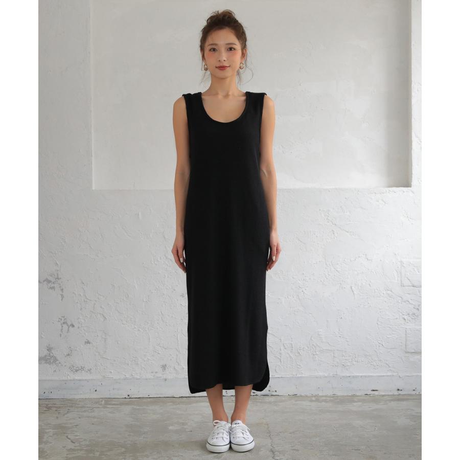 ワンピース ワッフルノースリーブワンピース レディース カットソー ロング丈 タンクワンピ 華奢見え Donoban Dth003op630 メンズファッション Stylise 通販 Yahoo ショッピング