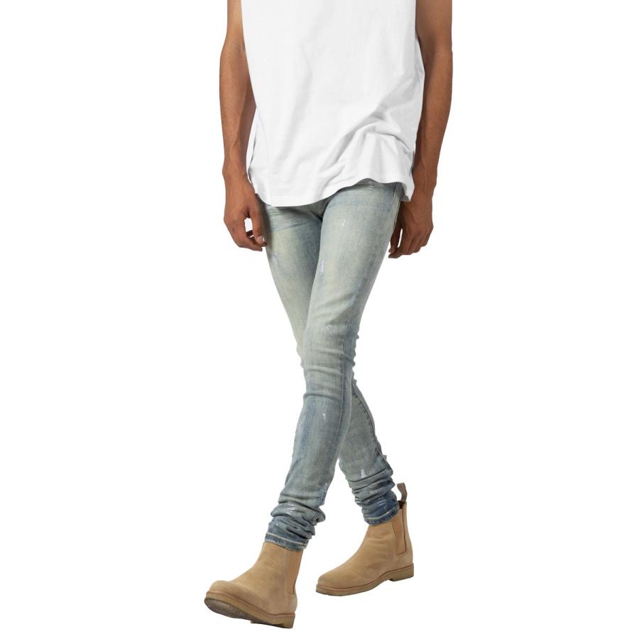 Mnml デニム ミニマル パンツ メンズ ダメージ ジーンズ スキニー ストレッチ ジップ無し ブルー X143 Stretch Denim サイズ感 送料無料 Mnm005ptx143bl メンズファッション Stylise 通販 Yahoo ショッピング