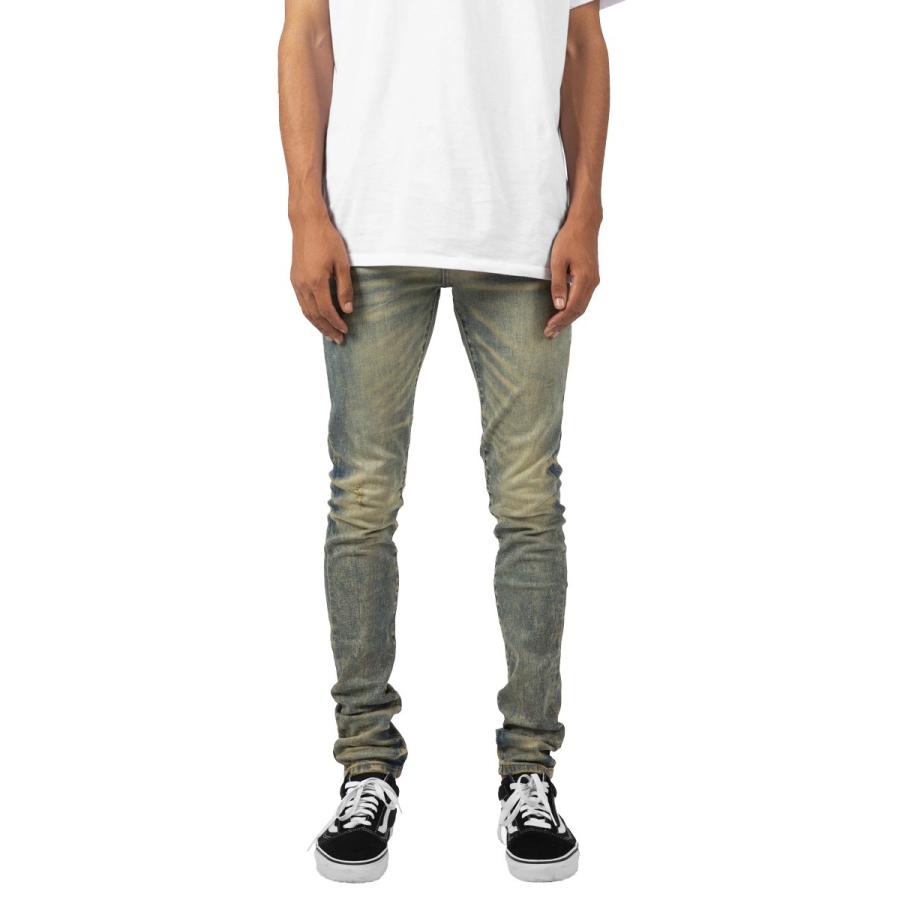 Mnml デニム ミニマル パンツ メンズ ダメージ ジーンズ スキニー ストレッチ ジップ無し ブルー X146 Stretch Denim サイズ感 送料無料 Mnm005ptx146bl メンズファッション Stylise 通販 Yahoo ショッピング