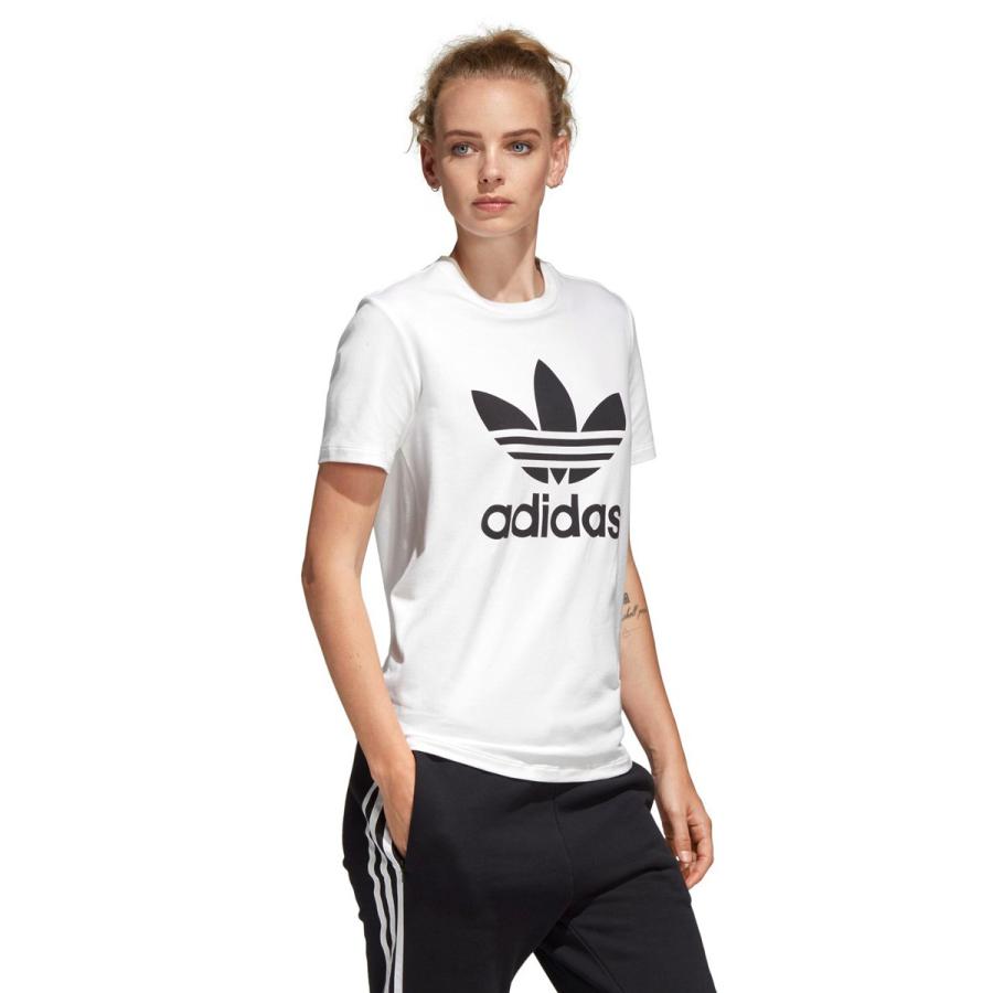アディダス Adidas トップス トレフォイルtシャツ Trefoil Tee レディース 半袖 カットソー ロゴt プリントt Add Cv98 Donoban ドノバン 通販 Yahoo ショッピング