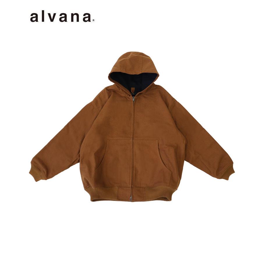 alvana アルヴァナ メンズ ジャケット DUCK WOOL DETORIT PARKA 