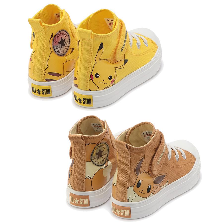 コンバース ポケモン キッズ スニーカー ピカチュウ イーブイ ミュウ ポッチャマ converse CHILD ALL STAR LIGHT POKEMON V-1 HI｜donoban｜06