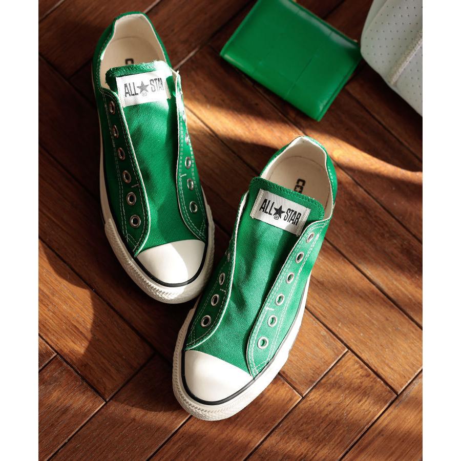 コンバース スリッポン グリーン スリップIII ホワイト オールスター 国内正規品 スニーカー ローカット converse ALL STAR SLIP III OX｜donoban｜06