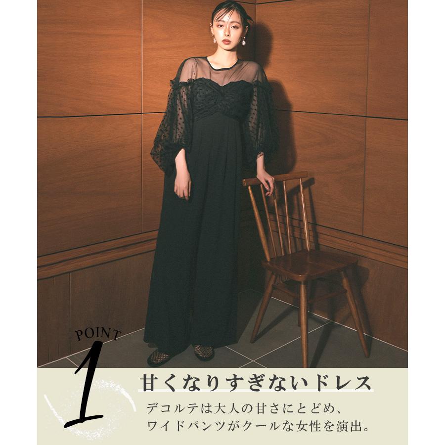 DONOBAN レディース オールインワン ドレス flocky dot dress DONOBAN レディース オールインワン ドレス flocky dot dress