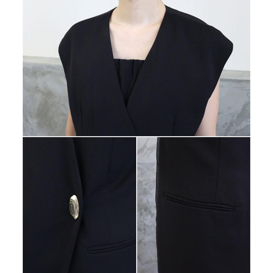 DONOBAN レディース ワンピース ドレス back sheer gilet setup DONOBAN レディース ワンピース ドレス back sheer gilet setup
