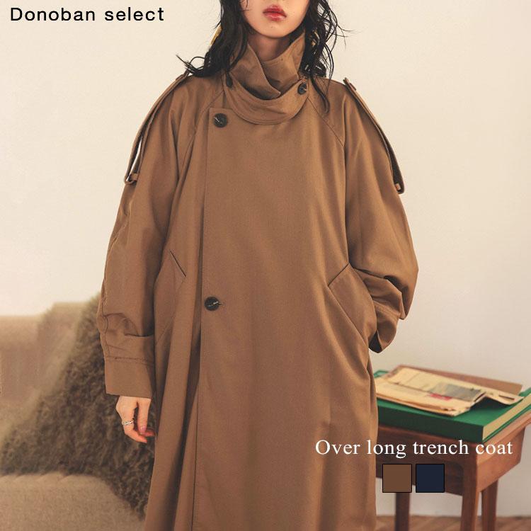 DONOBAN レディース アウター コート ドレス over long trench DONOBAN レディース アウター コート ドレス over long trench