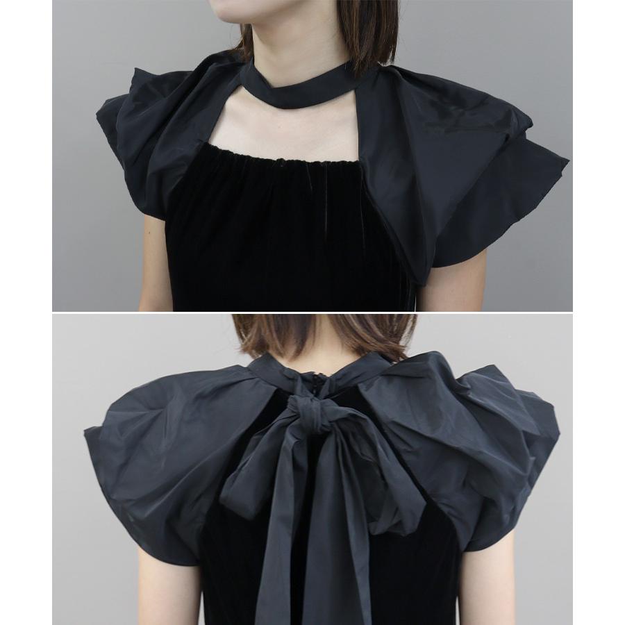 DONOBAN レディース ワンピース ドレス drape velour dress DONOBAN レディース ワンピース ドレス drape velour dress