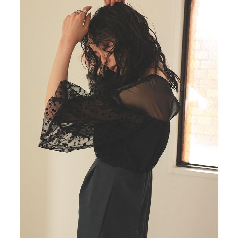 DONOBAN レディース ワンピース ドレス flocky dot one piece DONOBAN レディース ワンピース ドレス flocky dot one piece