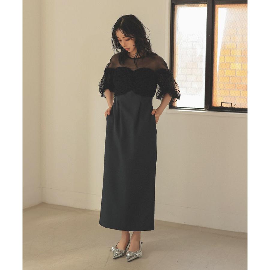 DONOBAN レディース ワンピース ドレス flocky dot one piece DONOBAN レディース ワンピース ドレス flocky dot one piece