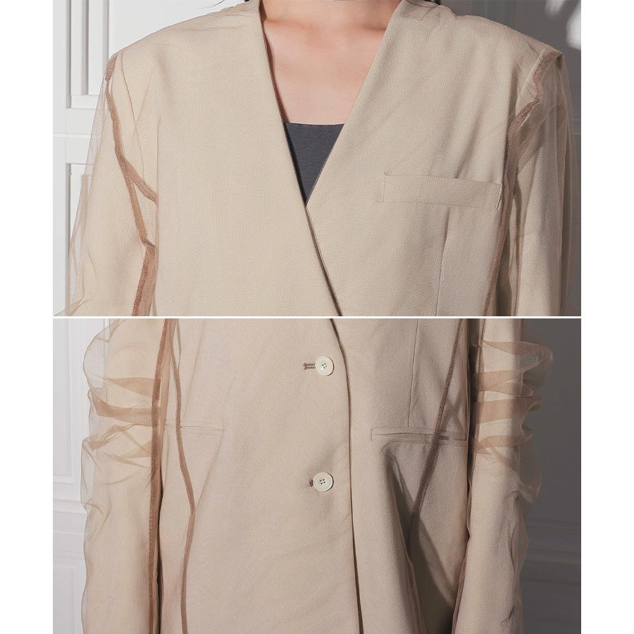 レディース ジャケット トップス ドレス boxy layered tulle レディース ジャケット トップス ドレス boxy layered tulle