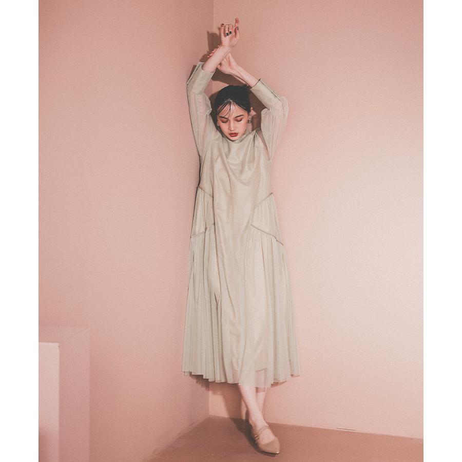 レディース ワンピース ドレス piping tulle dress ANDRESD レディース ワンピース ドレス piping tulle dress ANDRESD