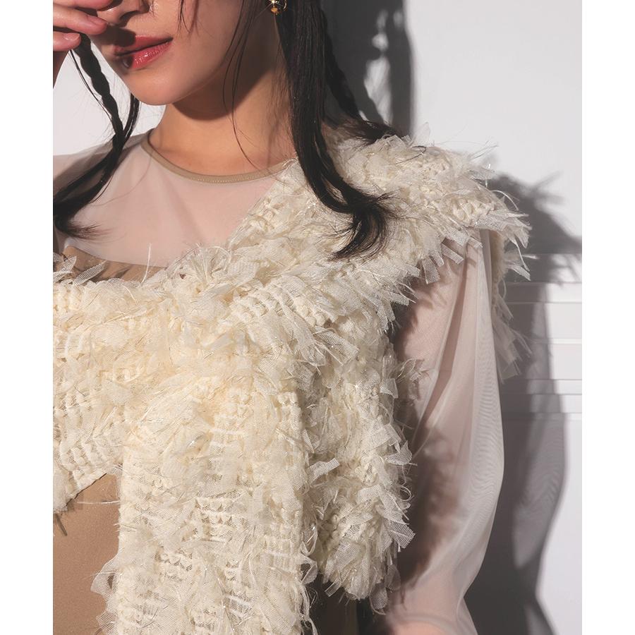 レディース ワンピース ドレス fringe glitter knot dress レディース ワンピース ドレス fringe glitter knot dress