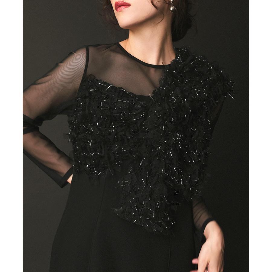 レディース ワンピース ドレス fringe glitter knot dress レディース ワンピース ドレス fringe glitter knot dress
