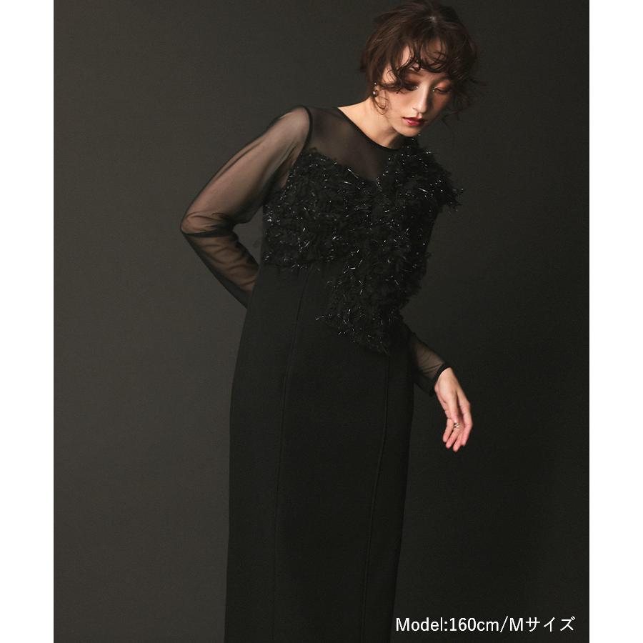レディース ワンピース ドレス fringe glitter knot dress レディース ワンピース ドレス fringe glitter knot dress