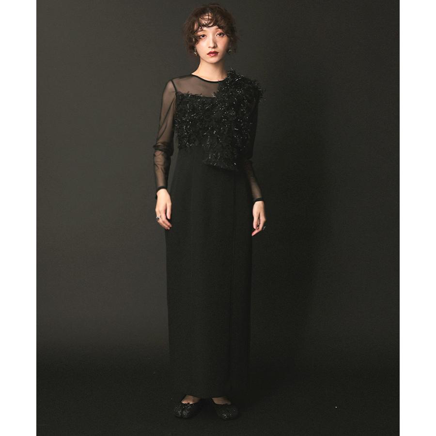 レディース ワンピース ドレス fringe glitter knot dress レディース ワンピース ドレス fringe glitter knot dress
