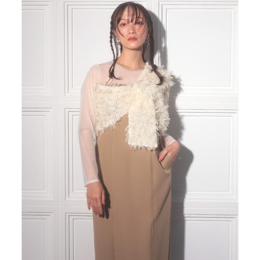 レディース ワンピース ドレス fringe glitter knot dress レディース ワンピース ドレス fringe glitter knot dress