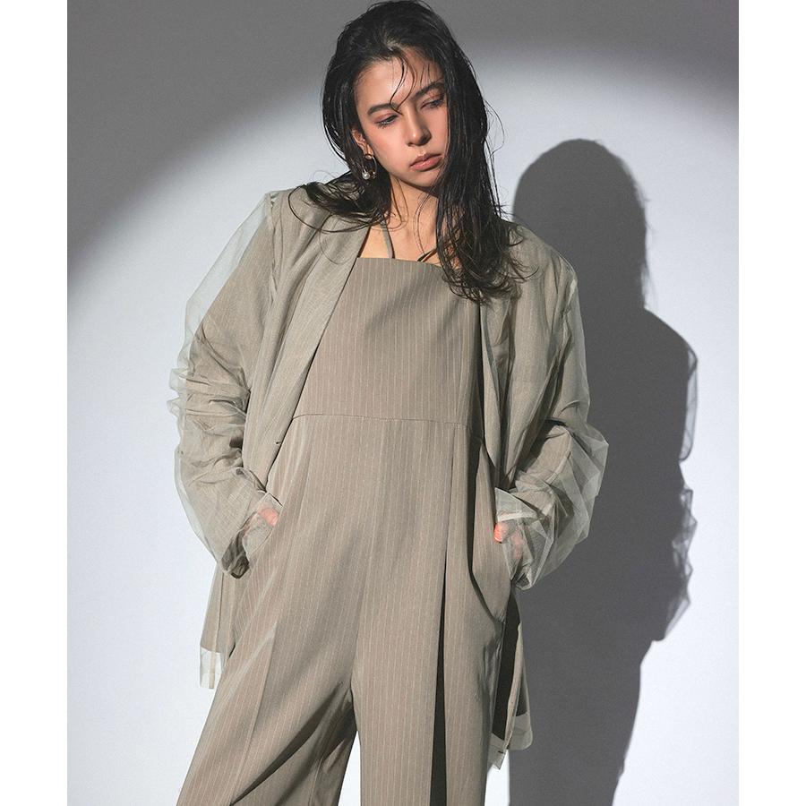 レディース ジャケット トップス ドレス stripe layered tulle レディース ジャケット トップス ドレス stripe layered tulle