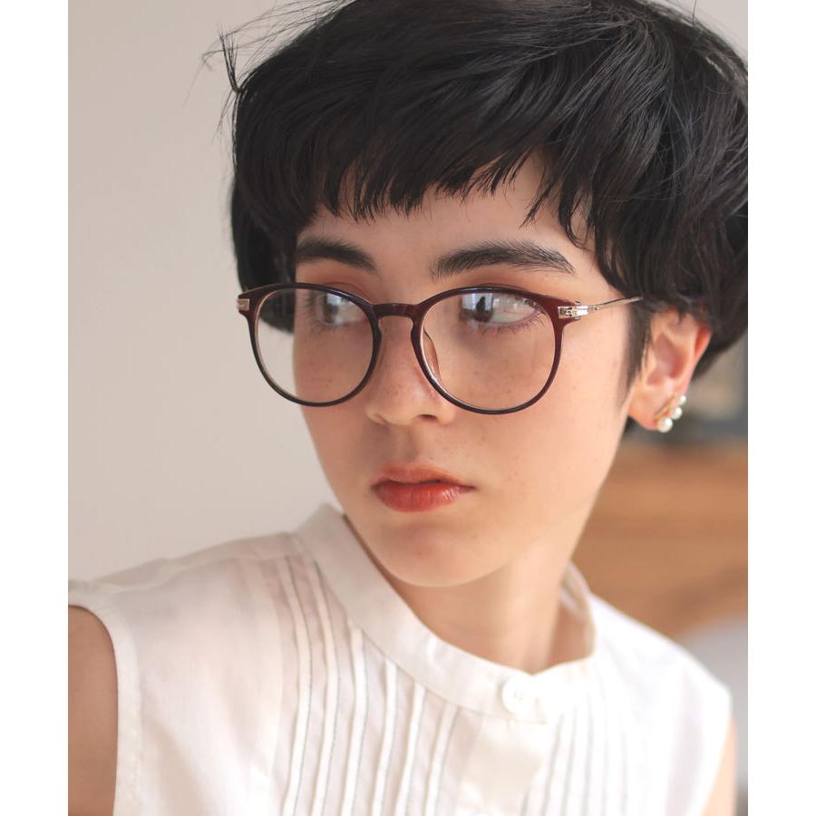 メール便ok メガネ Uvカットクリアレンズメガネ レディース アクセサリー 眼鏡 めがね ダテ 伊達メガネ ダテメガネ 丸メガネ ラウンドフレーム 紫外線 Donoban Dag008gls6397 Donoban ドノバン 通販 Yahoo ショッピング