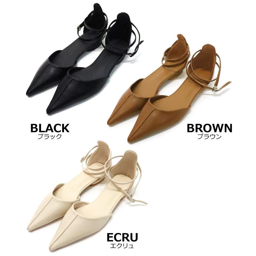 シューズ レディース ポインテッドトゥ パンプス ローヒール フラットシューズ ぺたんこ靴 サンダル ぺたんこ ポインテッドトゥストラップサンダル Donoban Dc101sz0114 Donoban ドノバン 通販 Yahoo ショッピング