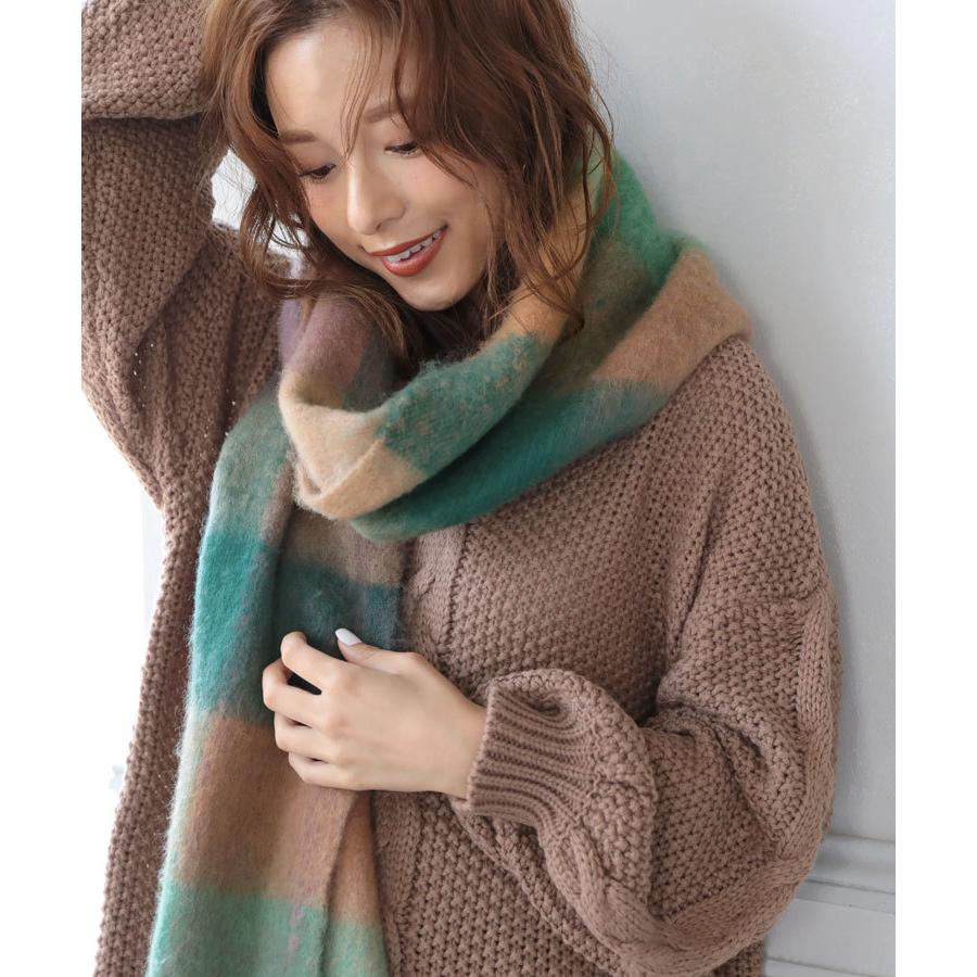 マルチ チェック マフラー レディース ボリューム ストール 厚手 秋冬 大きい 大判 ふわふわ スヌード 肩がけ ひざ掛け Donoban Dc910st925 Donoban ドノバン 通販 Yahoo ショッピング
