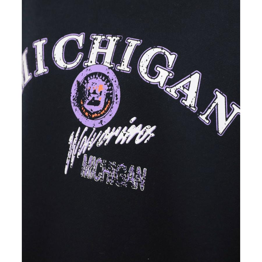 ワンピース Michiganロゴスウェットワンピース レディース 長袖 ロングスリーブ スエット Donoban Dc912op Donoban ドノバン 通販 Yahoo ショッピング