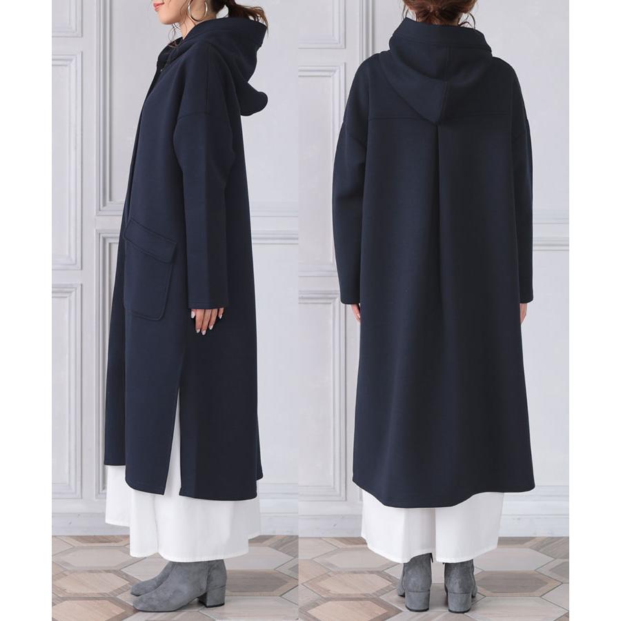 コート サイドスリットボンディングコート レディース アウター ロングコート フードコート フード付き ボンディング 羽織り ロング丈 ゆったり 防寒 Donoban Dda009jk 007 Donoban ドノバン 通販 Yahoo ショッピング