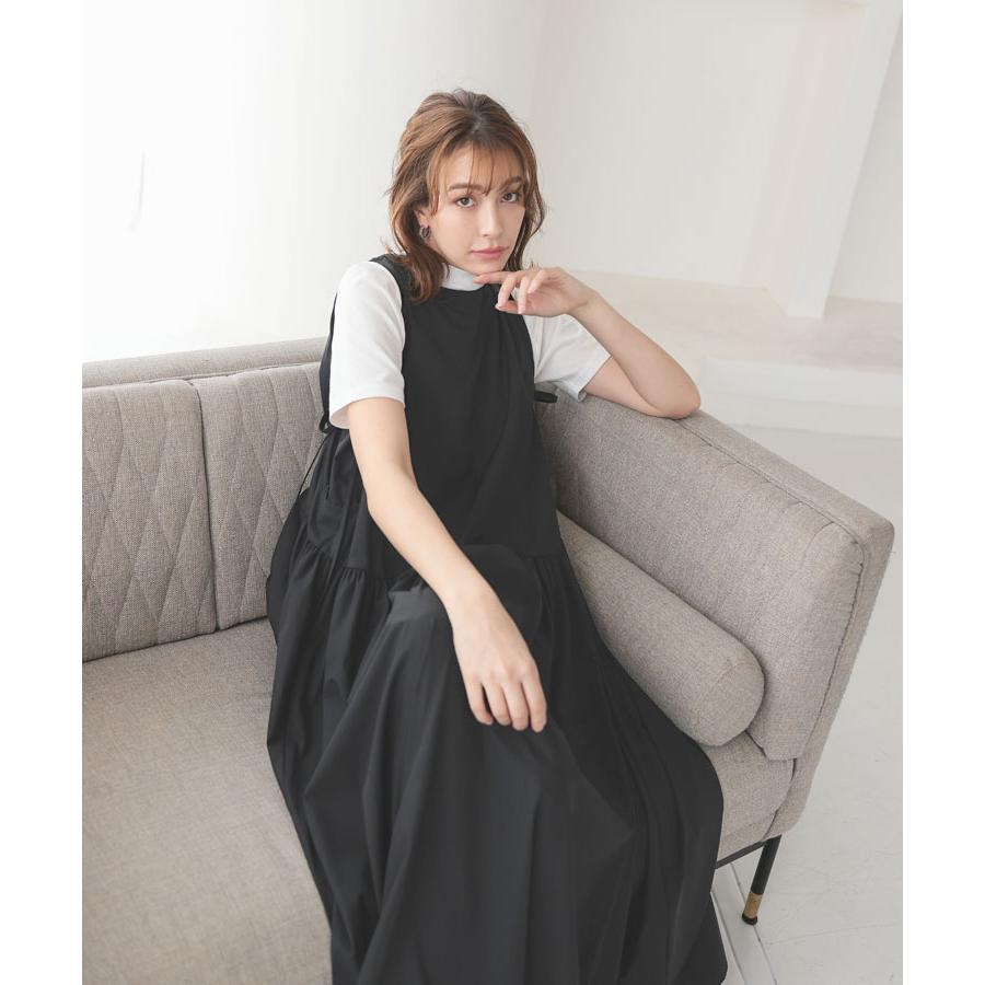 DONOBAN ワンピース 撥水 ギャザー ワンピ ショート丈 ロング丈 DONOBAN ワンピース 撥水 ギャザー ワンピ ショート丈 ロング丈