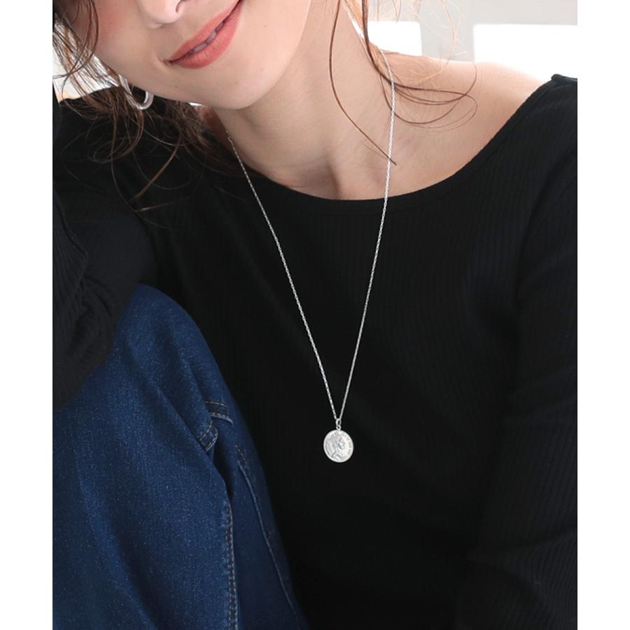 ネックレス シルバー925 コイントップネックレス アクセサリー ジュエリー コインネックレス ロング チェーン 華奢 Donoban Dk002nk Da232 Donoban ドノバン 通販 Yahoo ショッピング