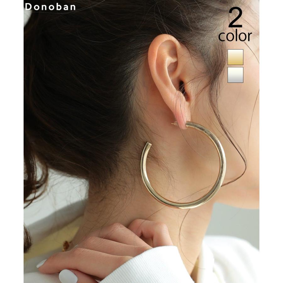 ピアス ビッグフープピアス シンプルピアス レディース アクセサリー イヤアクセ 大ぶり Donoban Dk002pi Po2 Donoban 通販 Yahoo ショッピング
