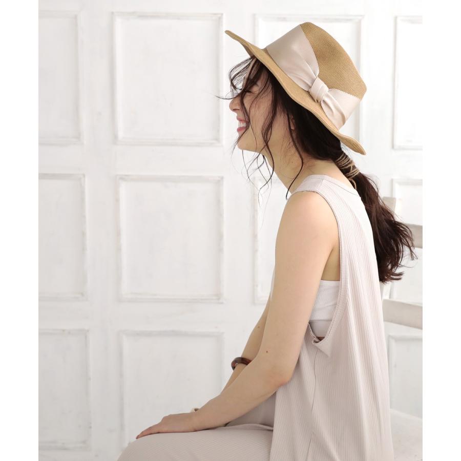 帽子 ペーパーワイドリボンハット レディース つば広 ワイドブリムハット ブレードハット Donoban Dk905ht W Brm Donoban ドノバン 通販 Yahoo ショッピング