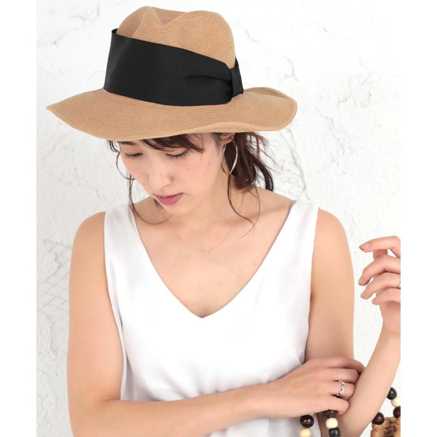 帽子 ペーパーワイドリボンハット レディース つば広 ワイドブリムハット ブレードハット Donoban Dk905ht W Brm Donoban ドノバン 通販 Yahoo ショッピング