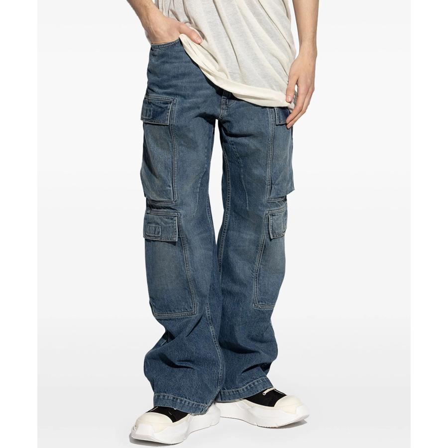 DRKSHDW ダークシャドウ メンズ パンツ DOUBLE CARGO JEANS ウォッシュ  