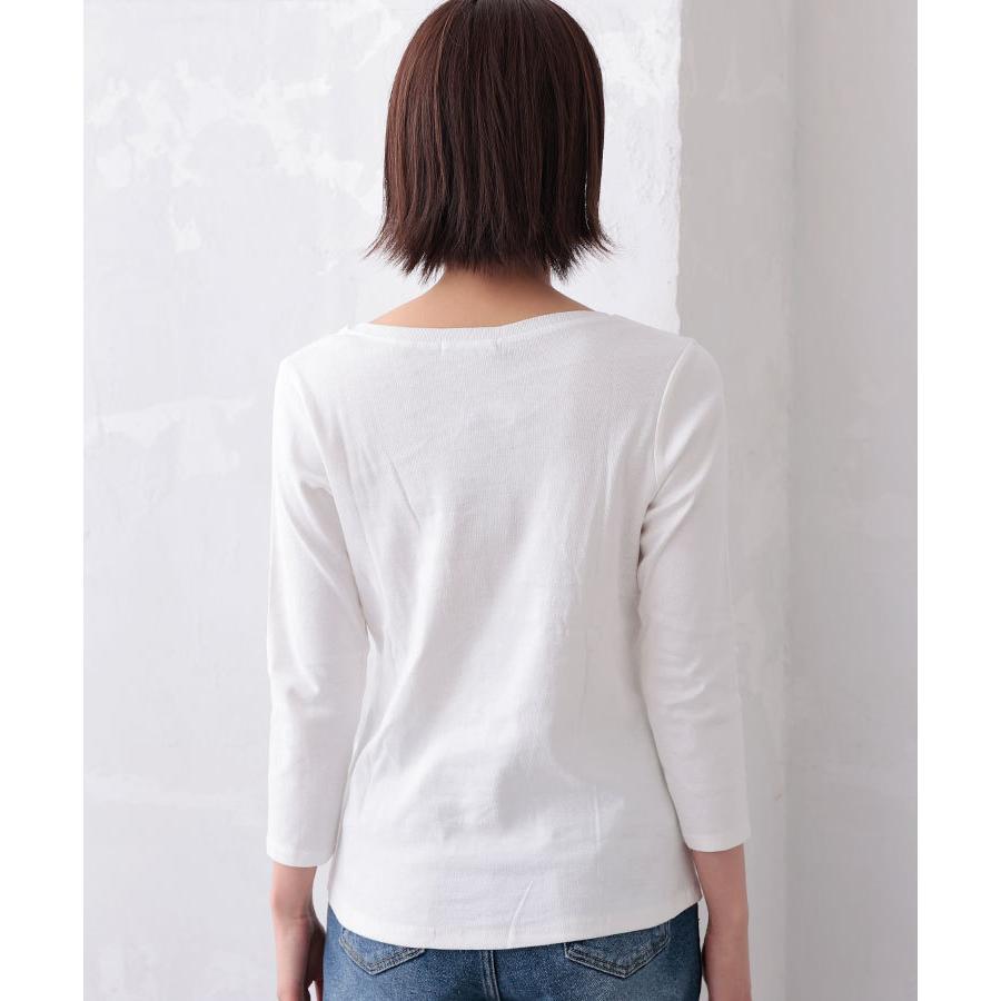 トップス レディース カットソー 七分袖 Vネック Tシャツ 重ね着 8分丈 綿100 インナー 肌着 コットン 無地 Vネック8分丈コットンフライス Tシャツ Donoban Dso012wk0091te Donoban ドノバン 通販 Yahoo ショッピング