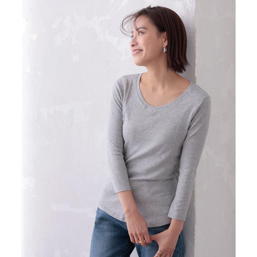 トップス レディース カットソー 七分袖 Vネック Tシャツ 重ね着 8分丈 綿100 インナー 肌着 コットン 無地 Vネック8分丈コットンフライス Tシャツ Donoban Dso012wk0091te Donoban ドノバン 通販 Yahoo ショッピング