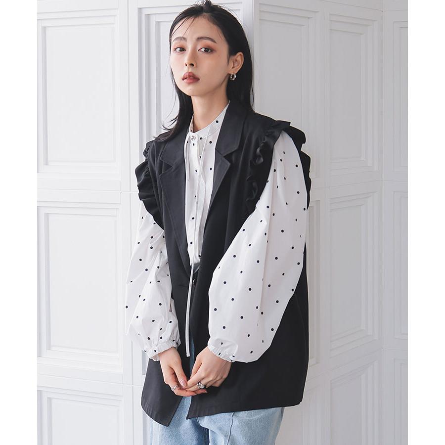 DONOBAN トップス ブラウス レディース シャツ 長袖 リボン DONOBAN トップス ブラウス レディース シャツ 長袖 リボン