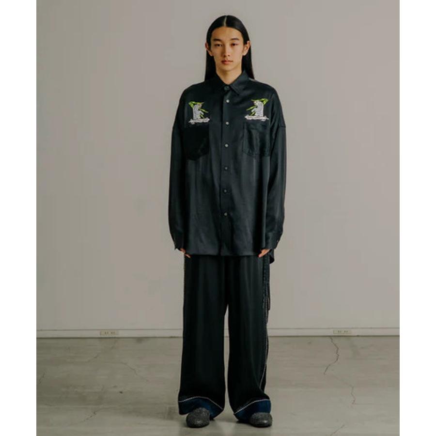 FACETASM ファセッタズム シャツ メンズ SKA SHIRT ブラック KR FACETASM ファセッタズム シャツ メンズ SKA SHIRT ブラック KR