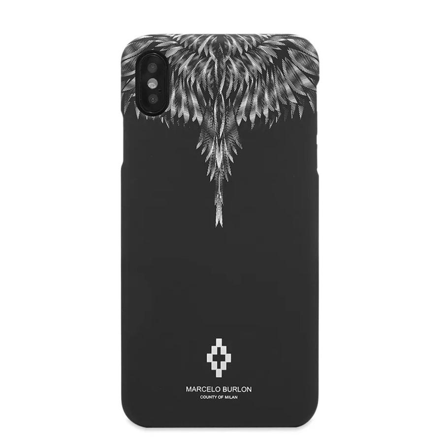 sorg Fælles valg Pygmalion MARCELO BURLON マルセロバーロン iphoneケース メンズ SHARP WINGS XS MAX CASE  CMPA012S20MAT0031001 ブラック ロゴ ケース 送料無料 :mar004icswingbw:Donoban - 通販 -  Yahoo!ショッピング