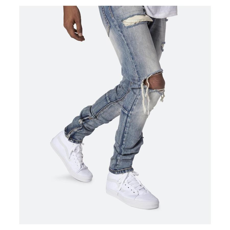Mnml デニム ミニマル デニムパンツ サイズ感 メンズ ダメージ ジーンズ スリム スキニー ストレッチ 裾ジップ M1 Stretch Denim ストレッチ ブルー ブラック Mnml M1stretch Pt Donoban ドノバン 通販 Yahoo ショッピング