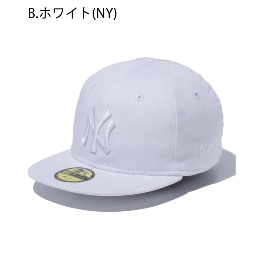 NEW ERA ニューエラ キッズ ベビーサイズ キャップ お祝い ギフト Kid's My 1st 59FIFTY ヤンキース ドジャース ブラック ホワイト ネイビー ロイヤル NEWERA｜donoban｜03