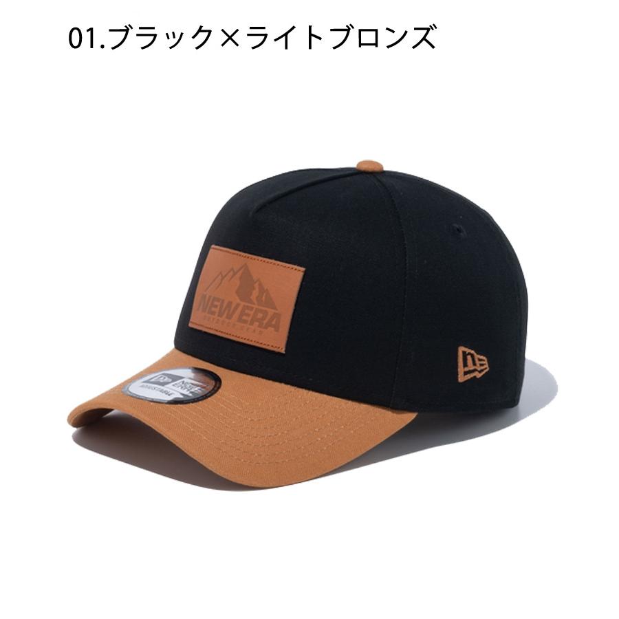 NEW ERA ニューエラ キャップ 9FORTY A-Frame Duck Canvas ダックキャンバス レザーパッチ 5カラー 14110122 サイズ調整 スナップバック アジャスター ロゴ｜donoban｜08