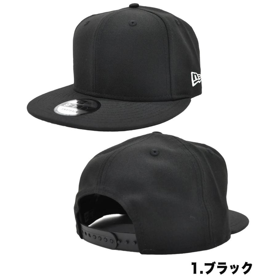 NEW ERA ニューエラ キャップ 9FIFTY ベーシック 5カラー メンズ 帽子 ロゴ 刺繍 ブラック ネイビー デニム カモ ブルー 無地 NEWERA｜donoban｜06