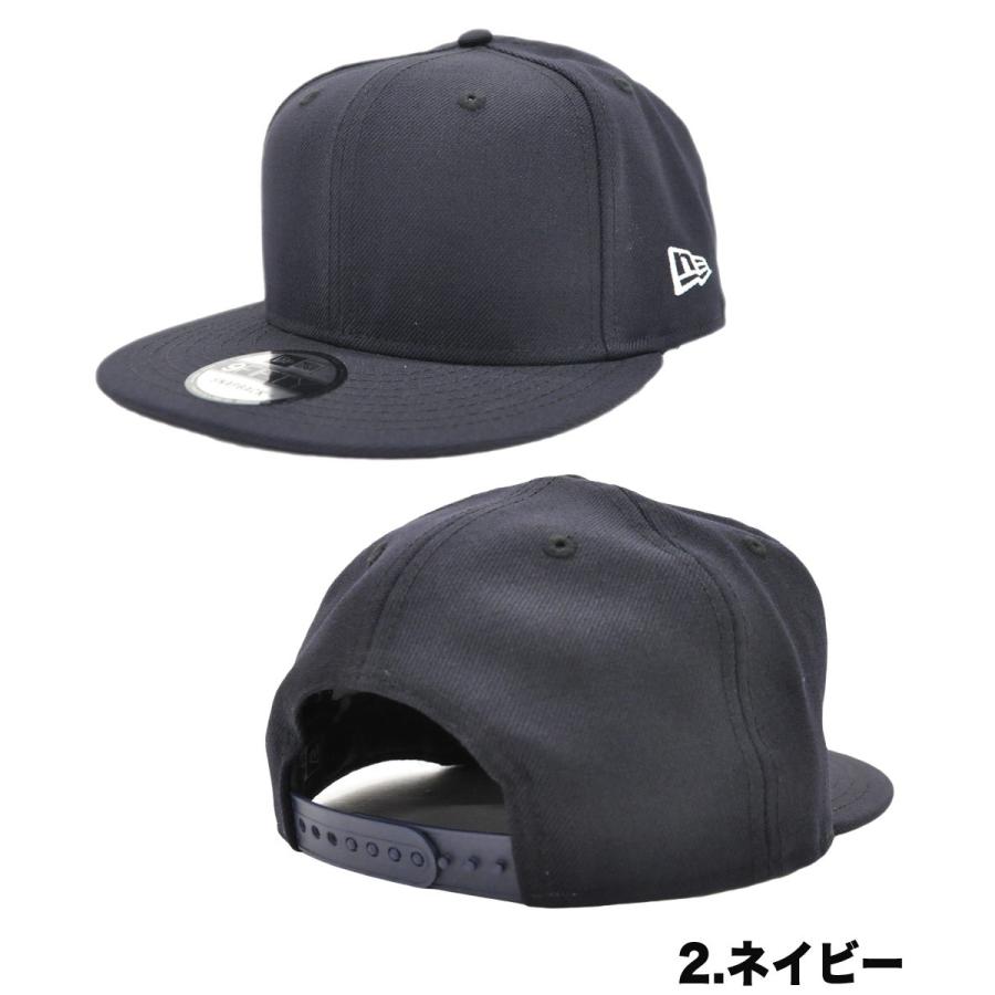 NEW ERA ニューエラ キャップ 9FIFTY ベーシック 5カラー メンズ 帽子 ロゴ 刺繍 ブラック ネイビー デニム カモ ブルー 無地 NEWERA｜donoban｜07