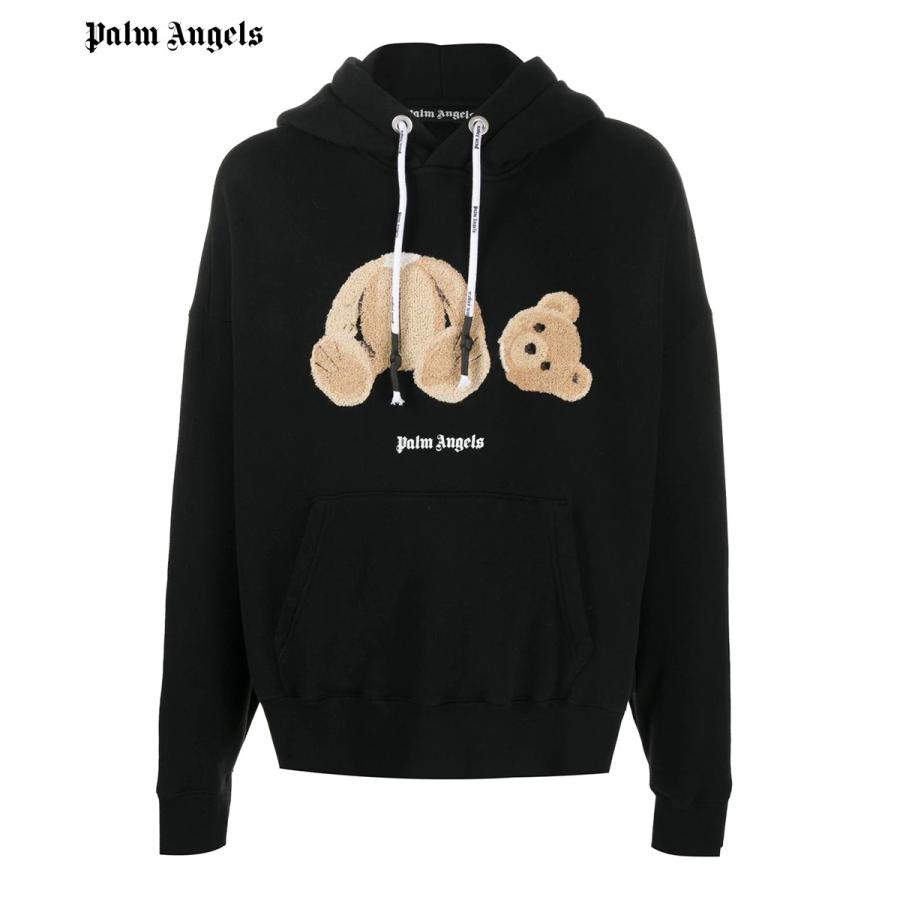 Palm Angels パーム エンジェルス メンズ パーカー Palm Angels Bear Hoodie ブラック ブラウン Pmbe 081 長袖 トップス フーディー 送料無料 Plm008pk081bb Donoban ドノバン 通販 Yahoo ショッピング