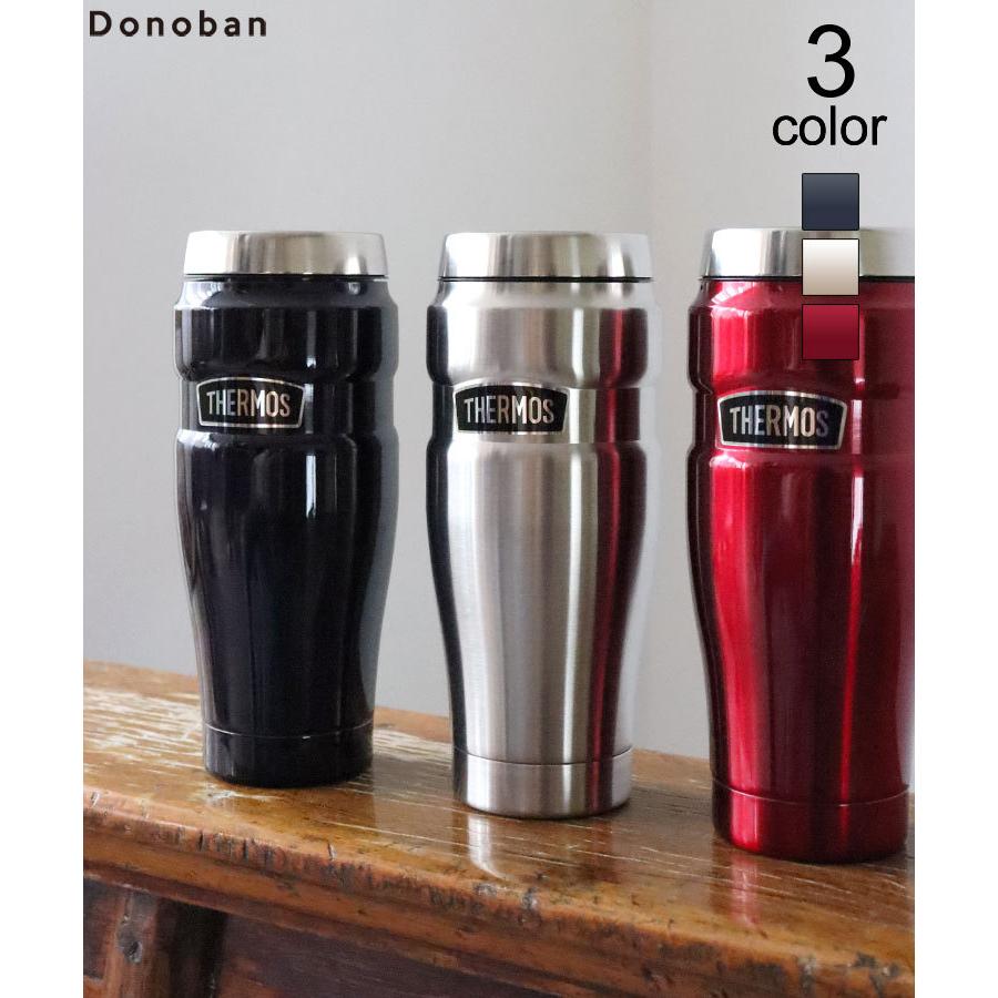 サーモス タンブラー 蓋付き 470ml 保温 保冷 耐熱 魔法びん 水筒 マグ キャンプ アウトドア オフィス ティーフック付き 真空断熱