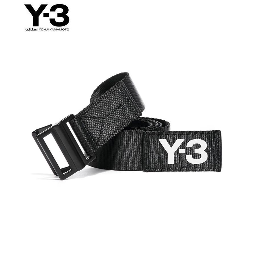 Y-3 ワイスリー メンズ ベルト adidas ロゴ LOGO アクセサリー ブラック yamamoto ヨウジヤマモト10,450円