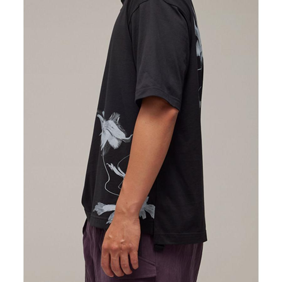 Y-3 ワイスリー メンズ Tシャツ GXS SS TEE 2 IN4349 ブラック 半袖 トップス プリント ロゴ リラックス ユニセックス yohji yamamoto｜donoban｜04