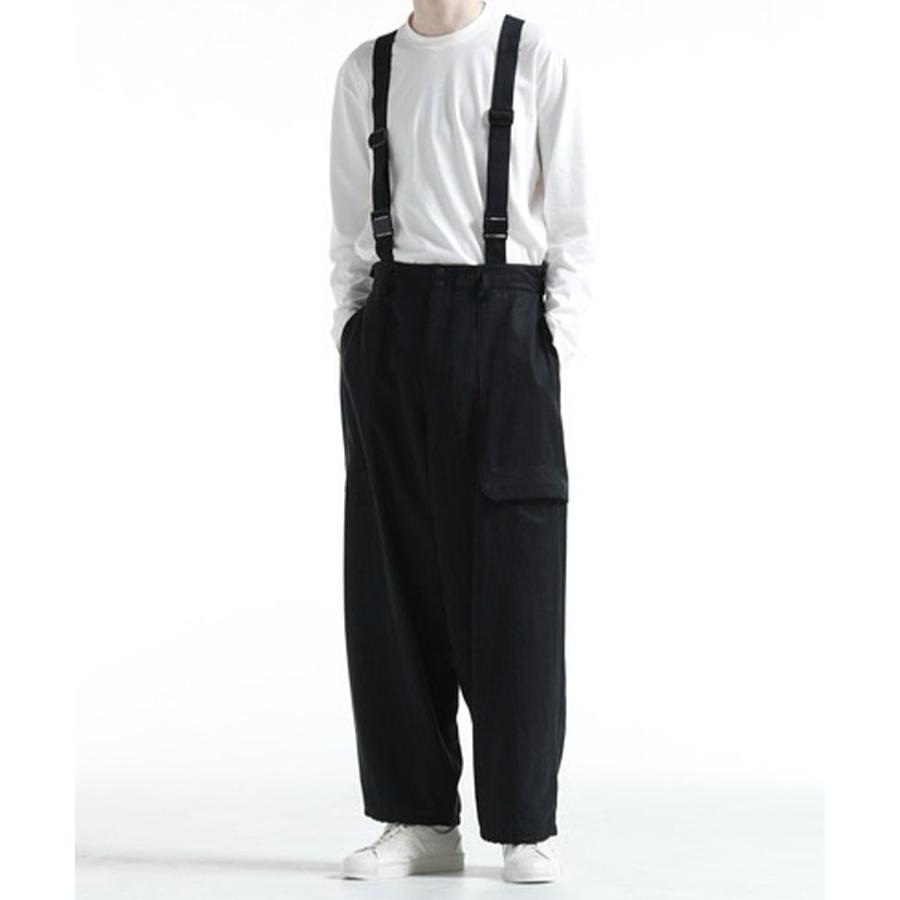 Y-3 ワイスリー メンズ パンツ SUSPENDER PANTS ブラック IW7471 Y-3 ワイスリー メンズ パンツ SUSPENDER PANTS ブラック IW7471