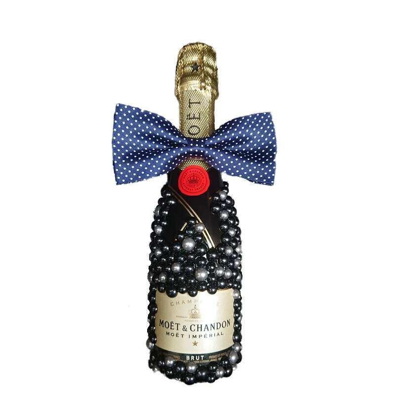 飲料・酒 Moët & Chandon Brut シャンパン パールデコレーションボトル