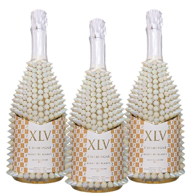 【ジャンク4点】ルイヴィトン まとめ売り ルコ モンスリ マルソー ベルヴュー XLV ブラン ド グラン クリュ ルミナス デコレーションボトル 750ml×3